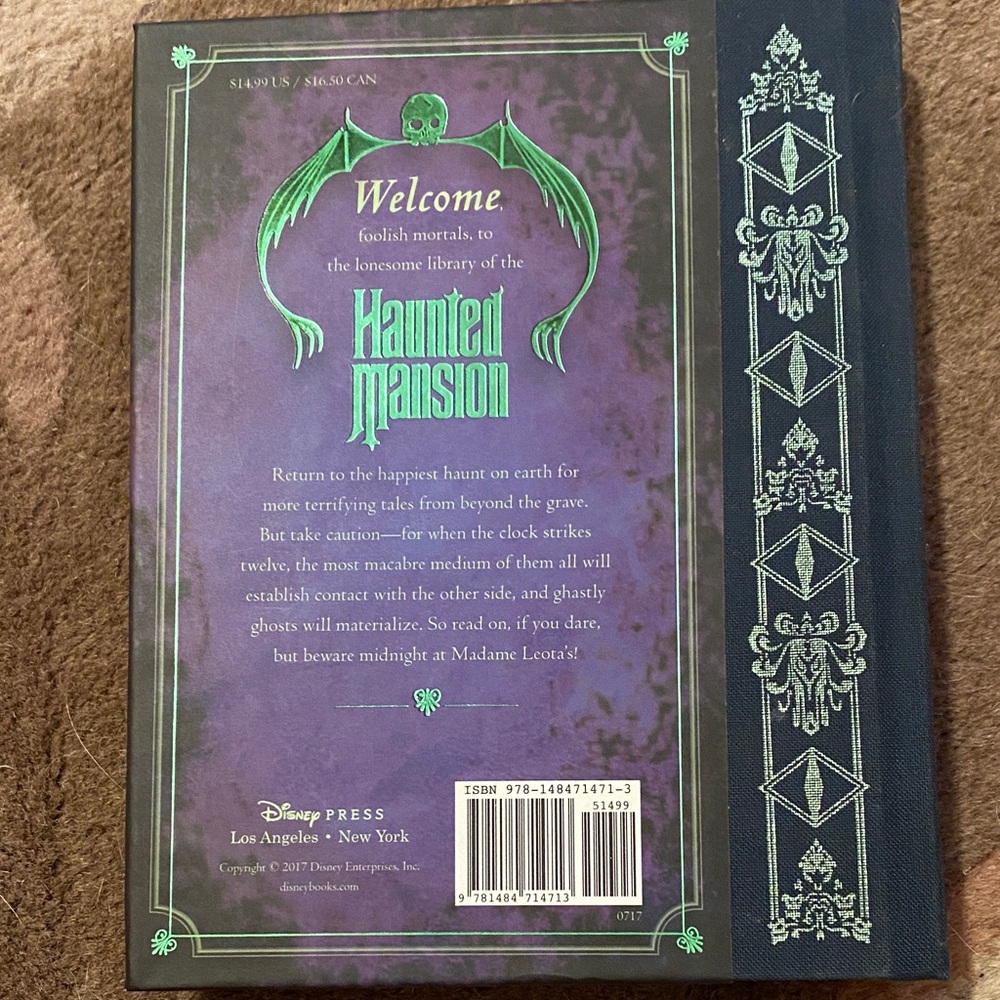 Disney Haunted Mansion Book - Midnight at Madame Leota's - Picture 2 of 2